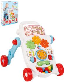 Chodítko baby interaktivní modré s aktivitami pro miminko plast 2v1 Chodítko baby interaktivní modré s aktivitami pro miminko plast 2v1