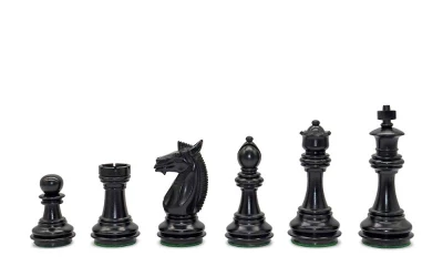 Chopra Staunton Jiří z Poděbrad černé č.5 šachové figurky