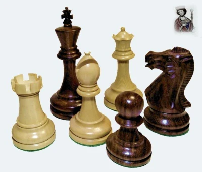 Chopra Přemysl Otakar I. Staunton dřevěné šachové figurky