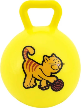 Chrastítko baby míč s úchytem 14cm se zvířátkem 3 druhy pro miminko guma