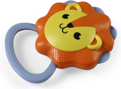 Chrastítko baby zvířátko lev plastové pro miminko