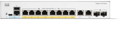 Cisco Catalyst C1300-8FP-2G 8 x 1G 2 x 1G RJ45/SFP combo PoE+ (120W) - C1300-8FP-2G Cisco Catalyst C1300-8FP-2G 8 x 1G 2 x 1G RJ45/SFP combo PoE+ (120W) - C1300-8FP-2G