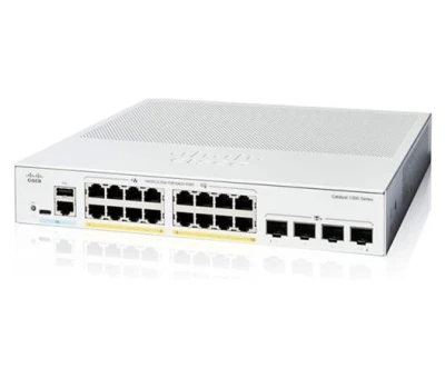 Cisco Catalyst switch C1300-16P-4X (16xGbE,4xSFP+,16xPoE+,120W,fanless) - REFRESH Cisco Catalyst switch C1300-16P-4X (16xGbE,4xSFP+,16xPoE+,120W,fanless) - REFRESH
