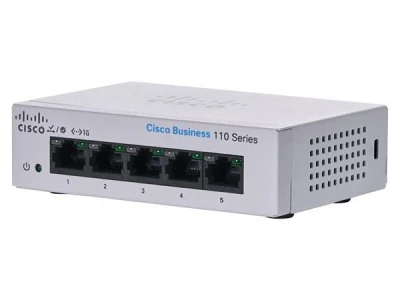 Cisco CBS110 Unmanaged 5-port GE, Desktop, Ext PS Cisco CBS110 Unmanaged 5-port GE, Desktop, Ext PS