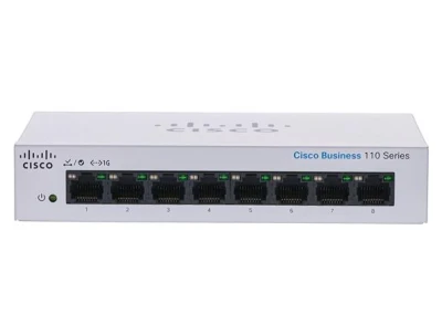 Cisco CBS110 Unmanaged 8-port GE, Desktop, Ext PS Cisco CBS110 Unmanaged 8-port GE, Desktop, Ext PS