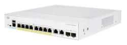 Cisco CBS250-8FP-E-2G (8xGbE,2xGbE/SFP combo,8xPoE+,120W,fanless) - REFRESH