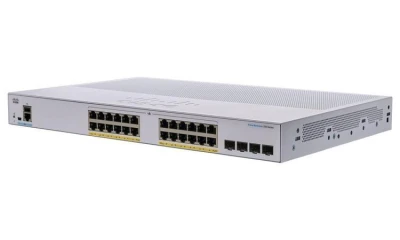Cisco switch CBS250-24P-4X (24xGbE,4xSFP+,24xPoE+,195W,fanless) - REFRESH Cisco switch CBS250-24P-4X (24xGbE,4xSFP+,24xPoE+,195W,fanless) - REFRESH