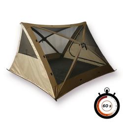 ClapTop 210 x 210 cm rychloskládací multifunkční stan 3v1