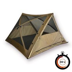 ClapTop 210 x 210 cm rychloskládací multifunkční stan 3v1