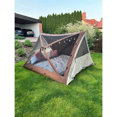 ClapTop 210 x 210 cm rychloskládací multifunkční stan 3v1
