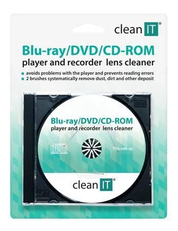 CLEAN IT čistící CD pro Blu-ray/DVD/CD-ROM přehrávače CLEAN IT čistící CD pro Blu-ray/DVD/CD-ROM přehrávače