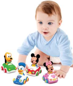 Clementoni Baby autíčko Disney s figurkou různé druhy pro miminko