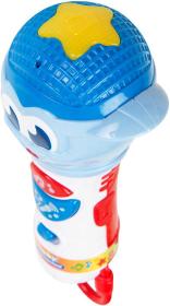 Clementoni Baby mikrofon 18cm na baterie LED Světlo Zvuk