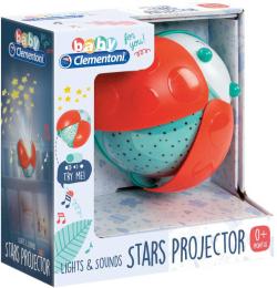 Clementoni Baby projektor beruška noční obloha na baterie Světlo Zvuk