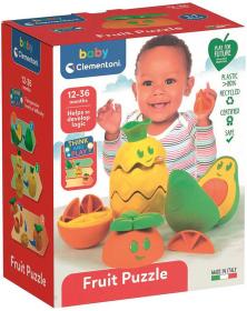 Clementoni Baby skládání ovoce 3ks skládačka pro nejmenší plast