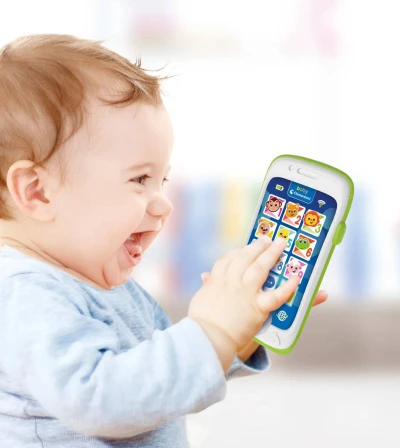 CLEMENTONI CLEMMY Baby můj první smartphone na baterie LED Světlo Zvuk
