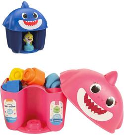 Clementoni CLEMMY BabyShark kostky 6ks s figurkou v kyblíku pro miminko