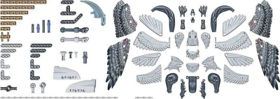 Clementoni Harry Potter - Klofan hypogryf 3D model plast (stavebnice)