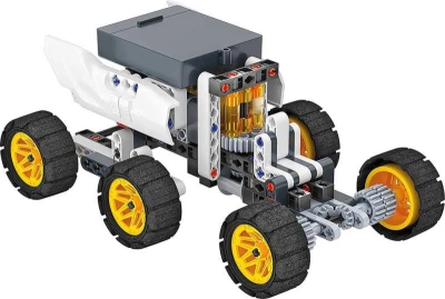 Clementoni Mechanická laboratoř NASA Mars rover na baterie (stavebnice)