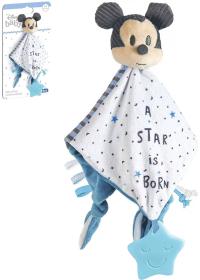 Clementoni Muchláček baby Mickey Mouse s kousátkem pro miminko Clementoni Muchláček baby Mickey Mouse s kousátkem pro miminko