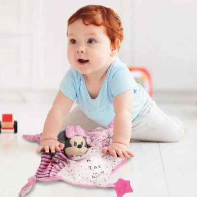 Clementoni Muchláčik baby Minnie usínáčik s hryzátkom pre bábätko