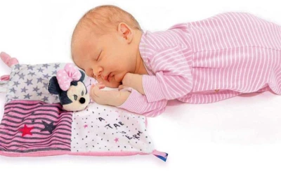 Clementoni Muchláčik baby Minnie usínáčik s hryzátkom pre bábätko