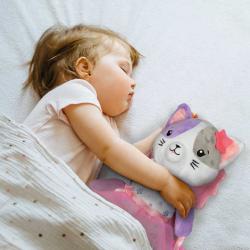 Clementoni PLYŠ Baby můj první kočička 28cm v dárkové krabici pro miminko