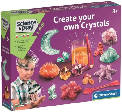 Clementoni Výroba krystalů dětský vědecký experimentální set