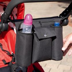 Clippasafe Organizér na kočárek Black