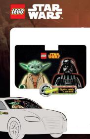 Clona do auta na čelní sklo Star Wars (Hvězdné Války) set stínítko + samolepka Clona do auta na čelní sklo Star Wars (Hvězdné Války) set stínítko + samolepka
