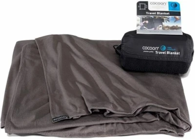 Cocoon cestovní deka Coolmax charcoal