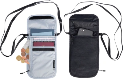 Cocoon Travel Neck Wallet Silk Star Grey cestovní kapsa na krk