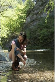 Cocoon cestovní ručník Eco Travel Towel L deep ocean