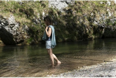 Cocoon cestovní ručník Eco Travel Towel L nile green