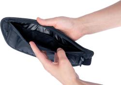 Cocoon ledvinka Travel Waist Wallet RFID phantom black