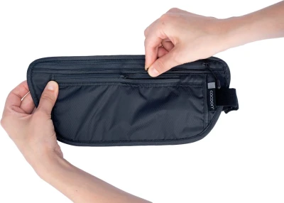 Cocoon Travel Waist Wallet Phantom Black RFID ledvinka