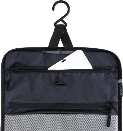 Cocoon Toiletry Kit Allrounder L Phantom Black lehká závěsná toaletní taška