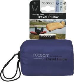 Cocoon nafukovací polštář Air-Core Down Travel dark indigo