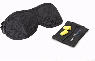 Cocoon oční maska Eye Shades black s ucpávkami