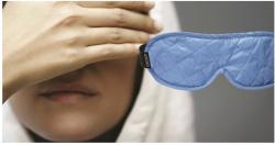 Cocoon oční maska Eye Shades black s ucpávkami