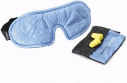 Cocoon očná maska Eye Shades Deluxe light blue s ucpávkami