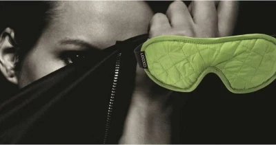 Cocoon oční maska Eye Shades Deluxe wasabi s ucpávkami