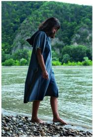 Cocoon ručníkové pončo Beach Towel Ultralight anchor grey