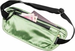 Cocoon skrytá ledvinka Secret Waist Wallet Silk light green