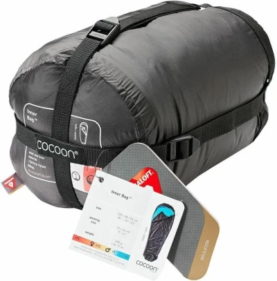Cocoon Inner Bag espresso/azure L vložka do spacího pytle