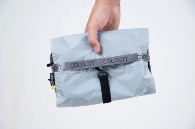 Cocoon toaletní taška Hanging Toiletry Kit Light star grey/wild lime