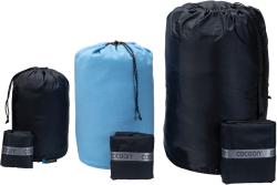 Cocoon úložný vak Pillow Stuff Sack L phantom black/light blue