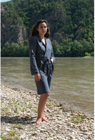 Cocoon Ultralight Microfiber Bathrobe Anchor Grey XL župan