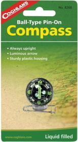 Coghlans kuličkový kompas Pin-On Compass