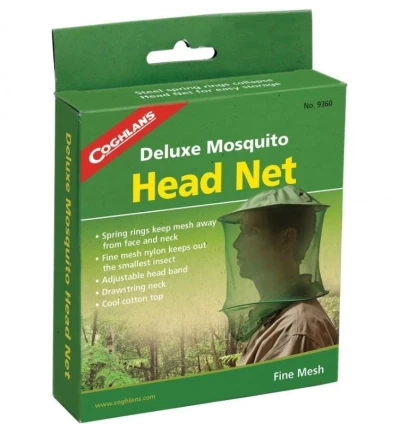 Coghlans moskytiéra na ochranu hlavy Deluxe Mosquito Head Net (VÝPRODEJ)